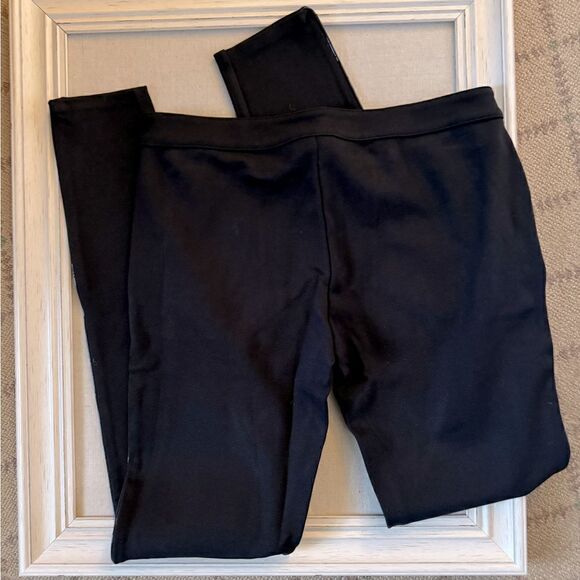 Tory Burch Charcoal texturized Leggings with side seam detail.  XS - Picture 2 of 11